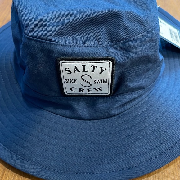 Salty Crew S-Hook Boonie Hat Navy Unisex OSFA New with Tags - Picture 2 of 7